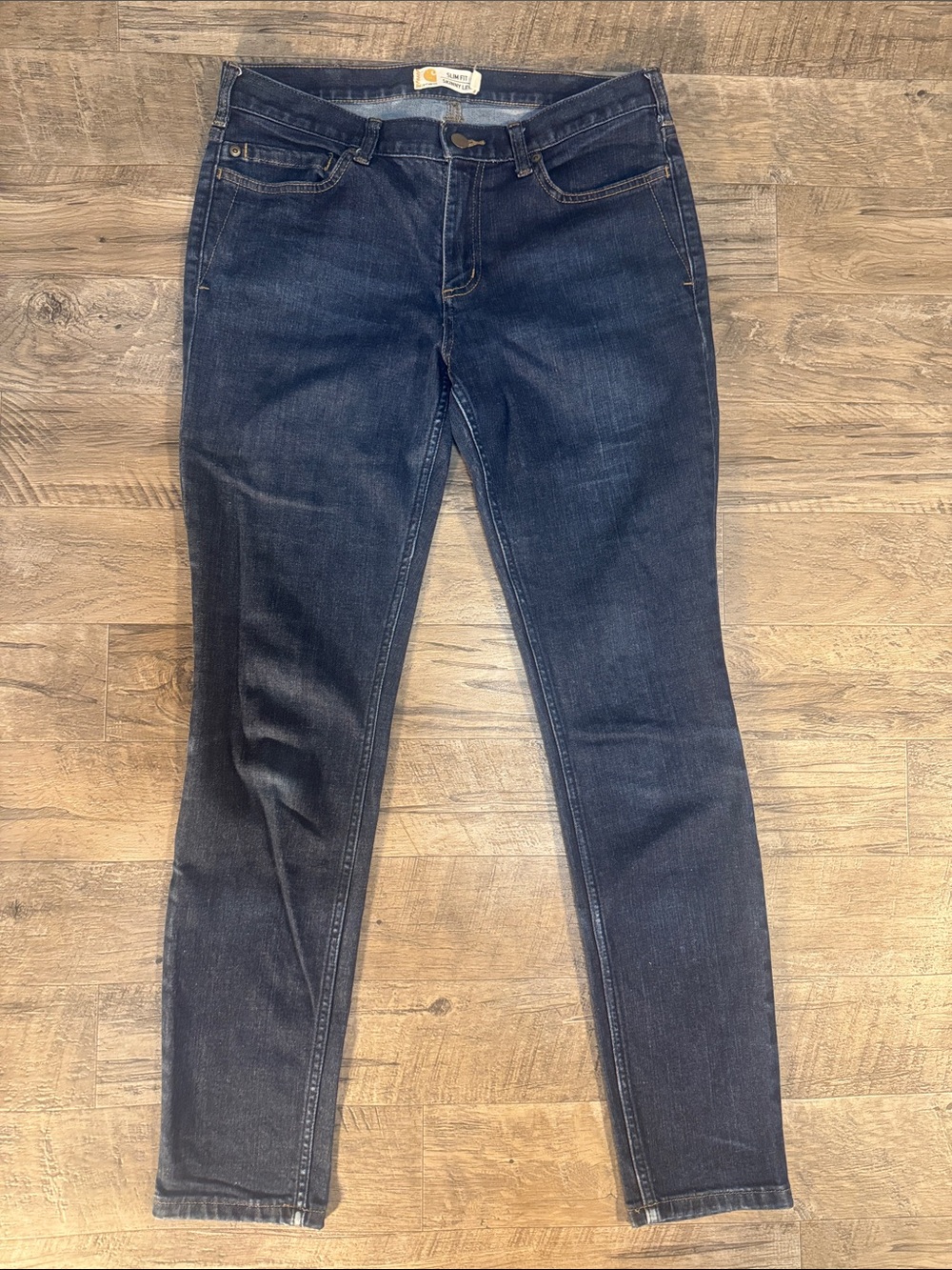 Carhartt “Slim Fit” Blue Skinny Jeans Mid-Rise - Size 6
